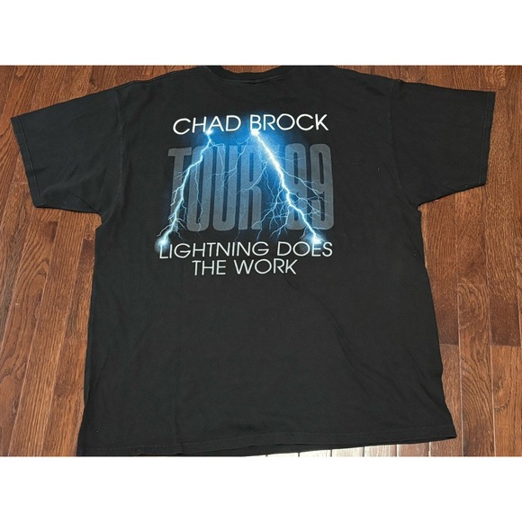 VINTAGE CHAD BROCK TOUR 1999 TEE SHIRT SIZE XXL Y2K - Picture 6 of 6